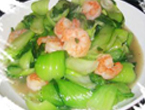 中考期间营养餐：虾仁油菜